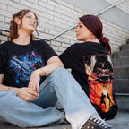 Produktbild Star Wars - Galaxy Ship Poster T-Shirt schwarz