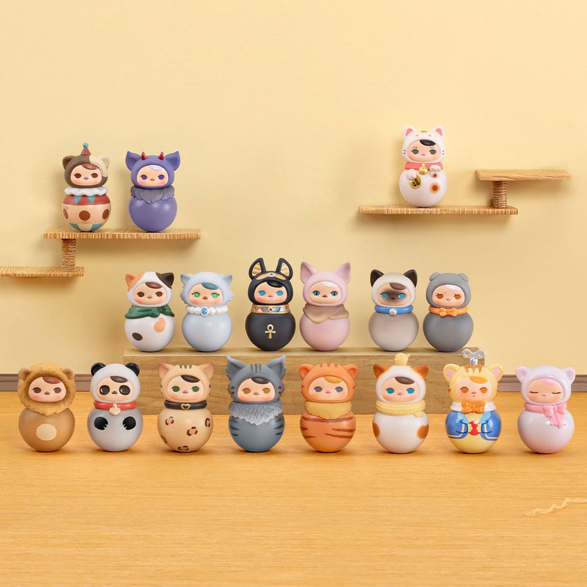 Produktbild Pucky - Roly-Poly Kitty Series POP MART Mystery Figur