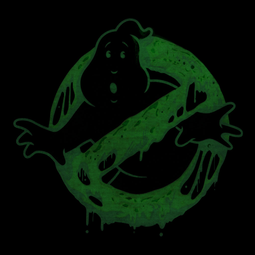 Produktbild Ghostbusters - Glow in the Dark Slime Logo T-Shirt schwarz