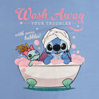 Produktbild Stitch Wash Away Longshirt blau - Lilo & Stitch