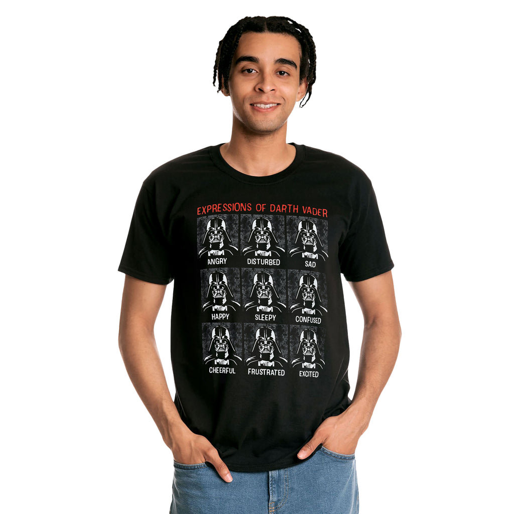 Produktbild Star Wars - Vader Expressions T-Shirt schwarz
