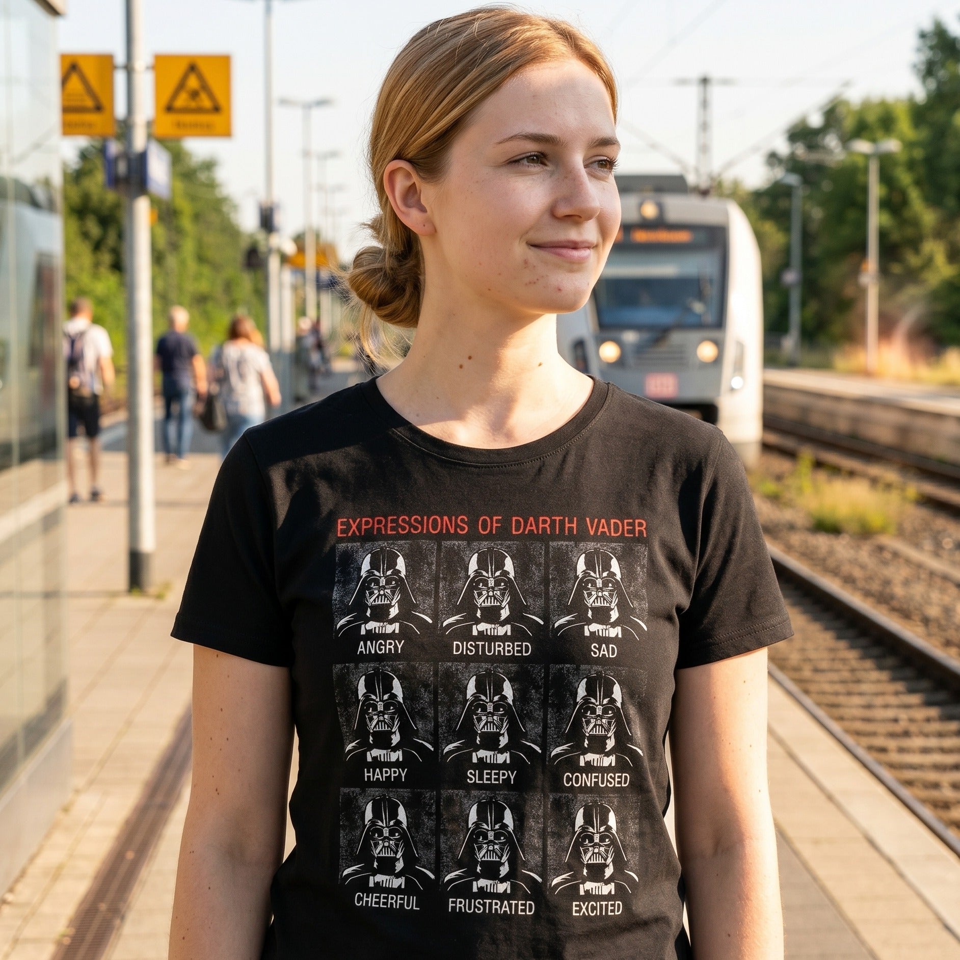Produktbild Star Wars - Vader Expressions T-Shirt schwarz