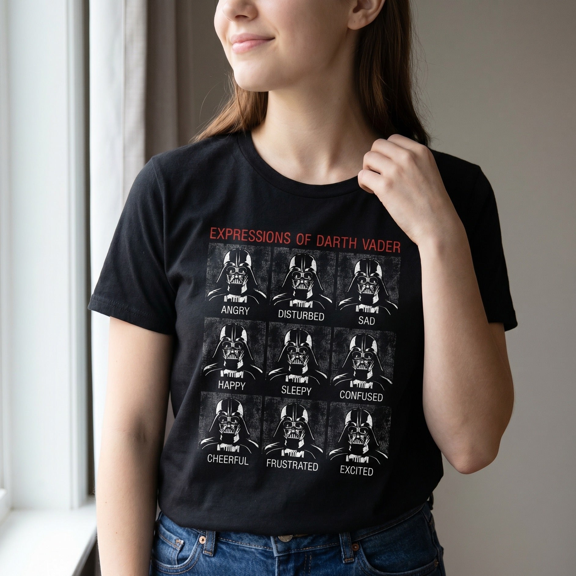 Produktbild Star Wars - Vader Expressions T-Shirt schwarz