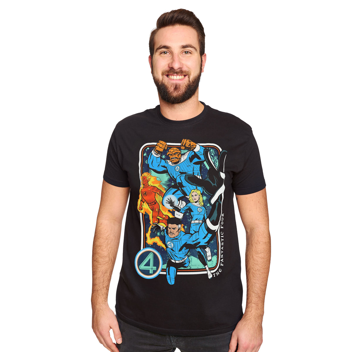 Produktbild Fantastic Four - Characters T-Shirt schwarz