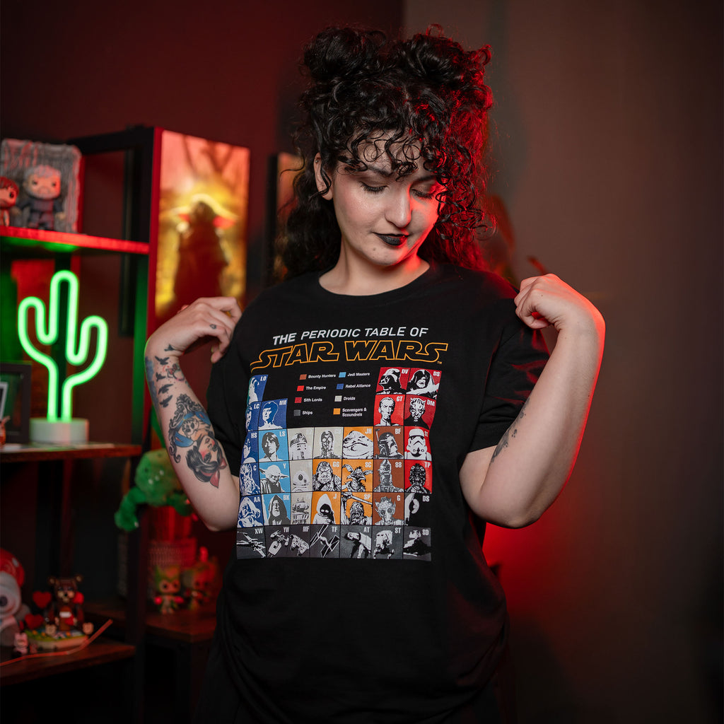 Produktbild Star Wars - Periodensystem T-Shirt schwarz