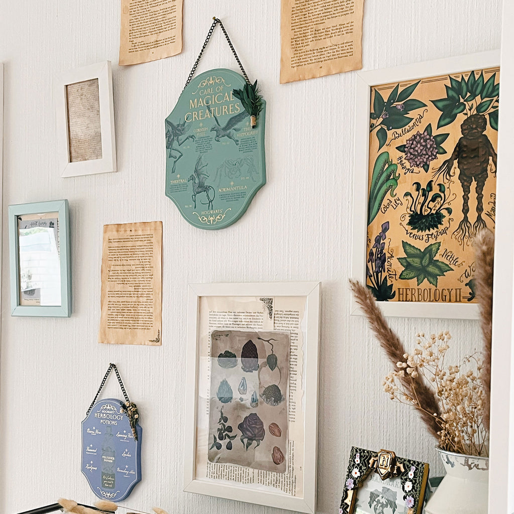 Produktbild Harry Potter - Kräuterkunde und Zaubertränke Wandbild Holz