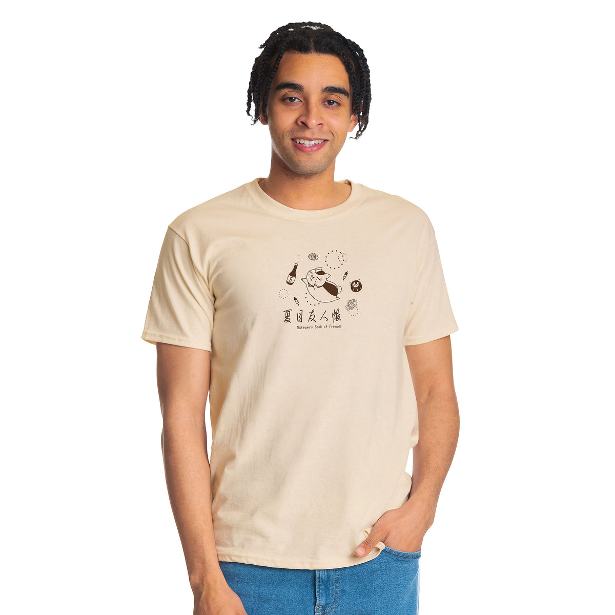 Produktbild Nyanko Sensei Sake T-Shirt für Natsume's Book of Friends Fans