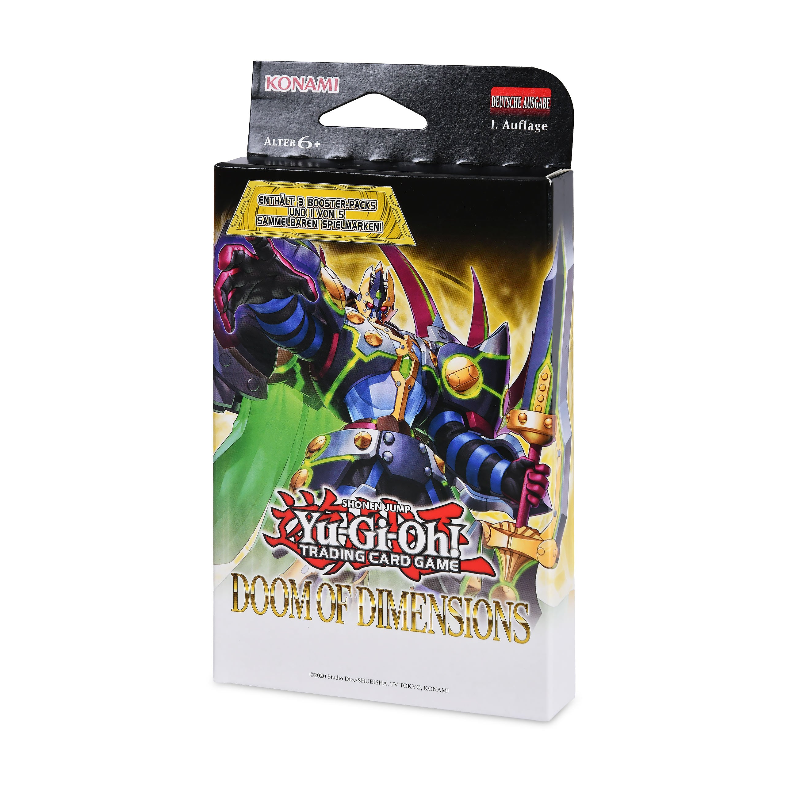 Produktbild Yu-Gi-Oh! - Doom of Dimensions Tuckbox deutsche Version