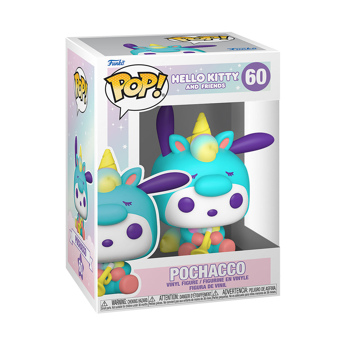 Produktbild Hello Kitty and Friends - Pochacco Einhorn Funko Pop Figur
