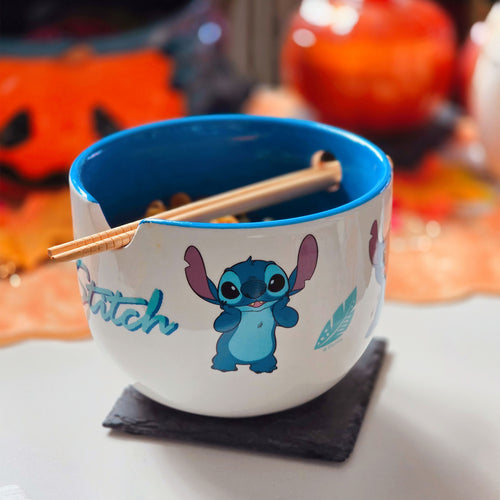 Produktbild Stitch Aloha Ramen Schale mit Ess-Stäbchen - Lilo & Stitch