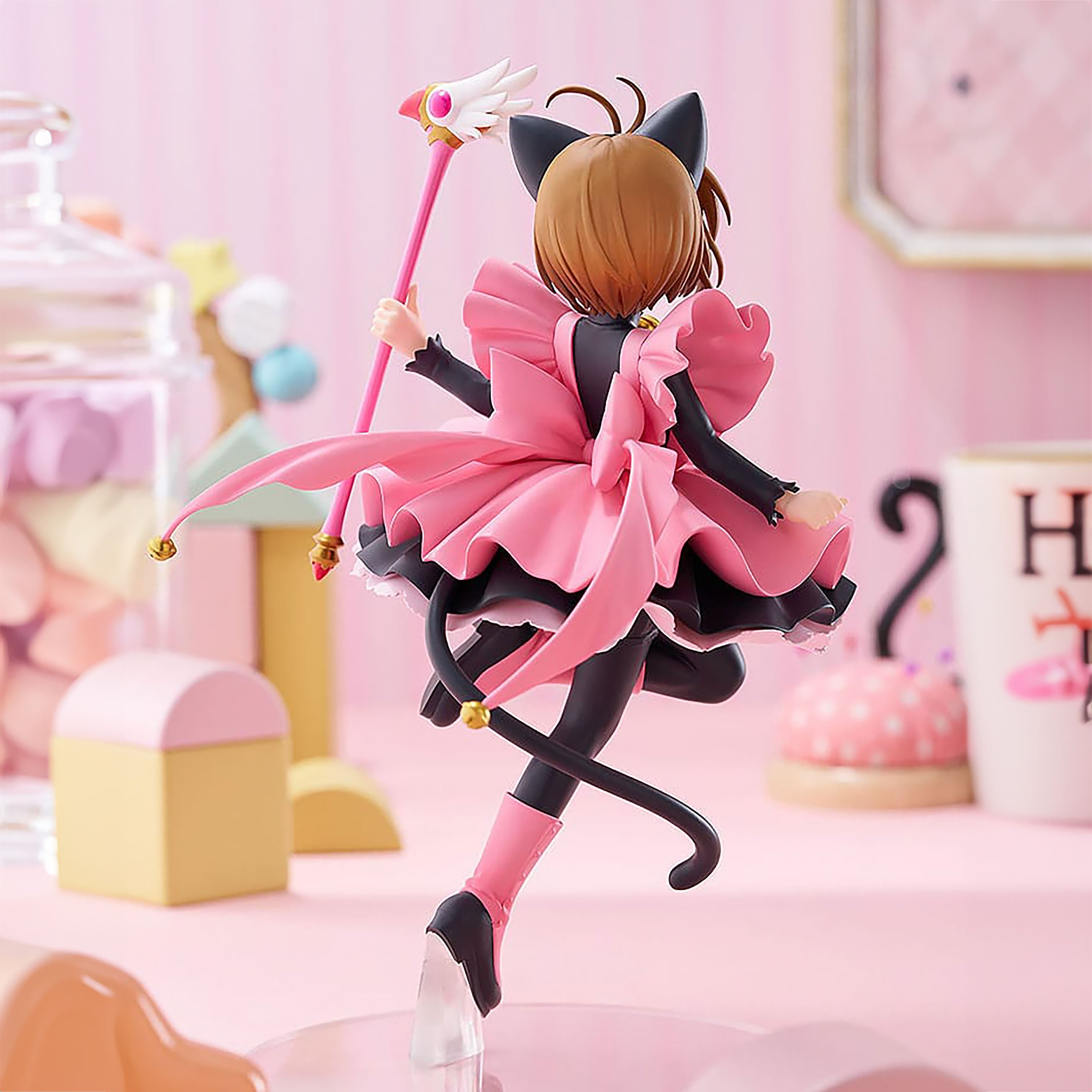 Produktbild Card Captor Sakura - Kinomoto Sakura Figur Black Cat Costume Version L Size