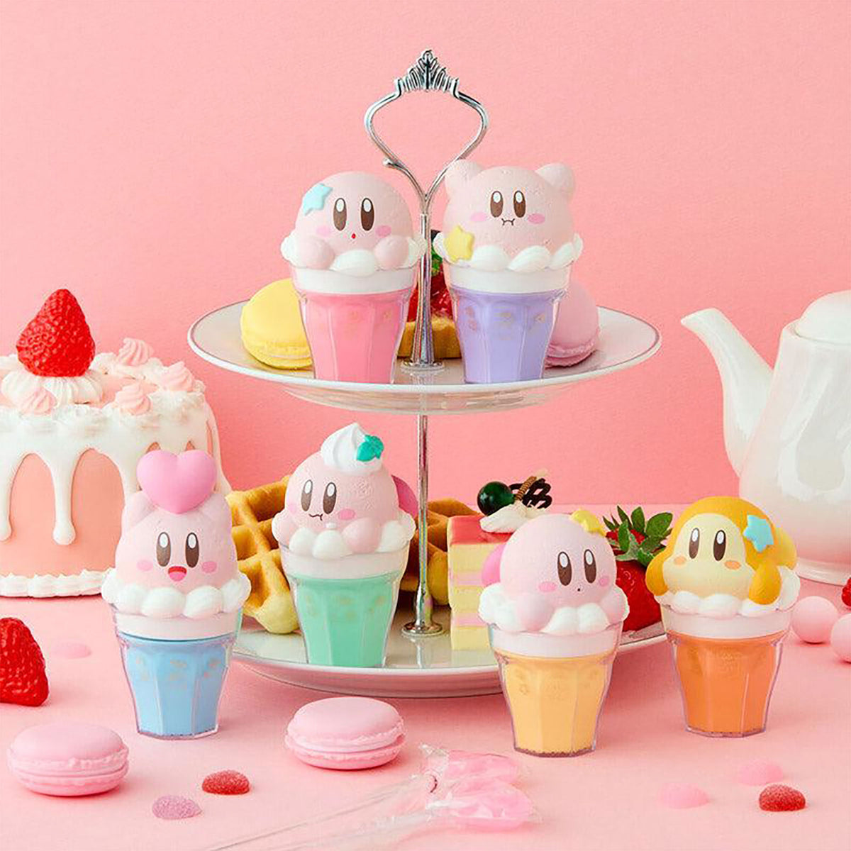 Produktbild Kirby - Chara Latte Float Case Mystery Figur 12er Display