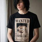 Produktbild One Piece - Roronoa Zoro Wanted T-Shirt schwarz