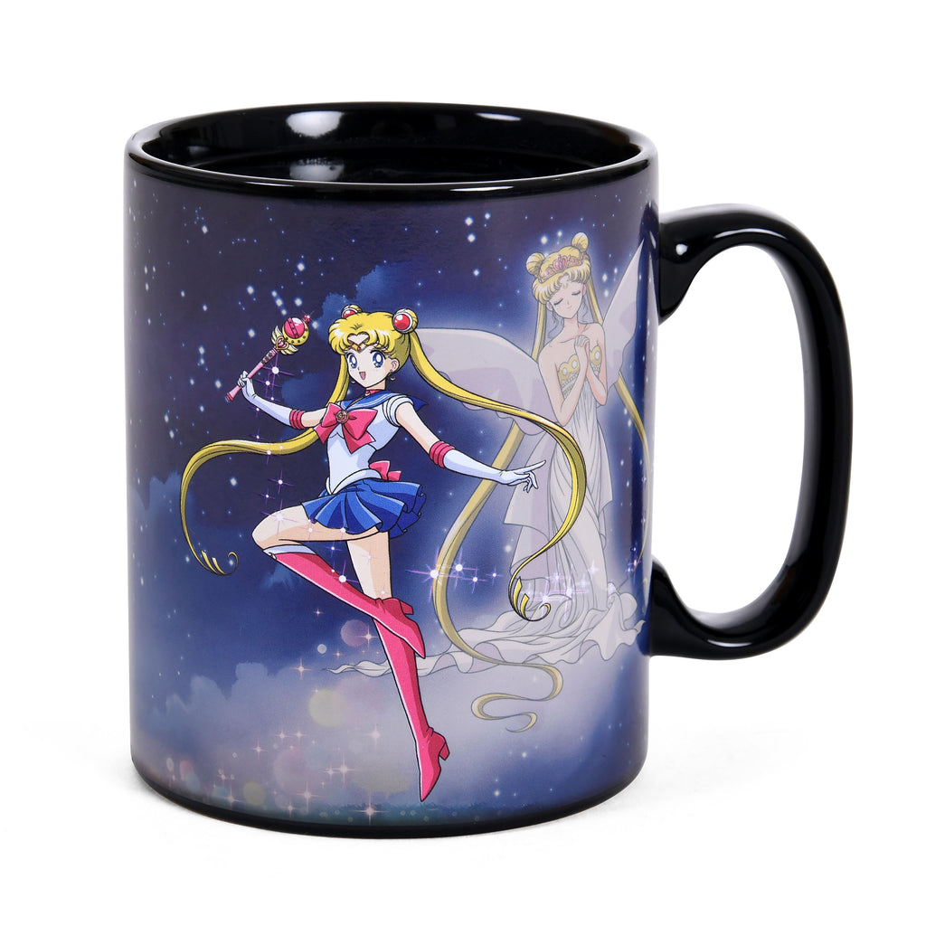 Produktbild Sailor Moon - Sailor & Chibi Thermoeffekt Tasse