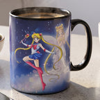 Produktbild Sailor Moon - Sailor & Chibi Thermoeffekt Tasse