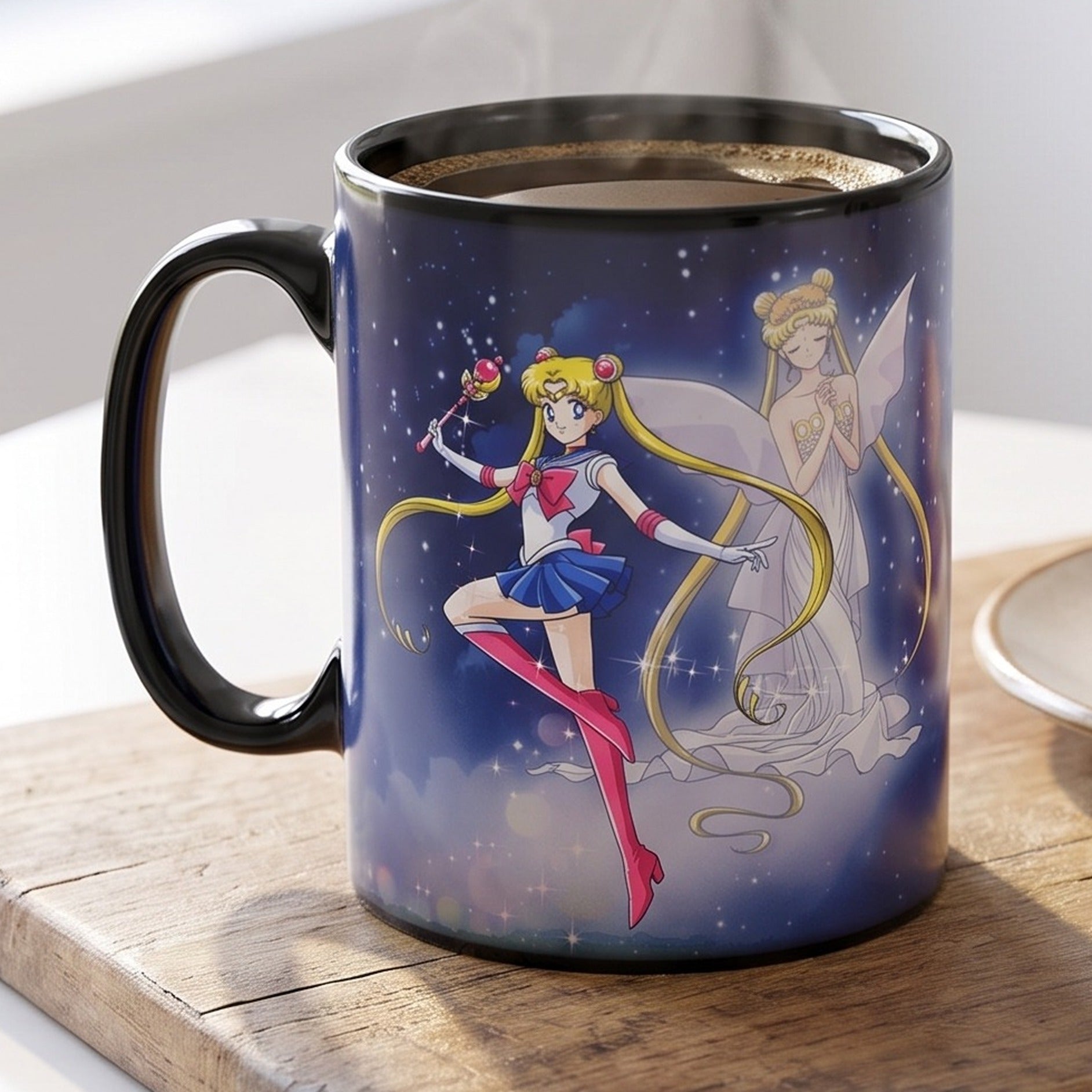 Produktbild Sailor Moon - Sailor & Chibi Thermoeffekt Tasse