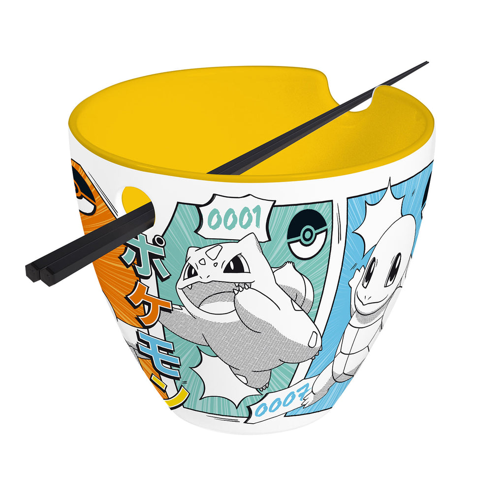 Produktbild Pokemon - Starters Ramen Schale mit Ess-Stäbchen