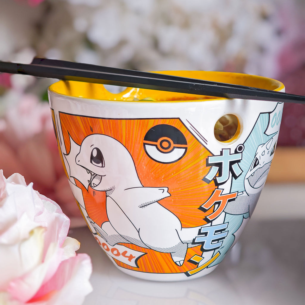 Produktbild Pokemon - Starters Ramen Schale mit Ess-Stäbchen