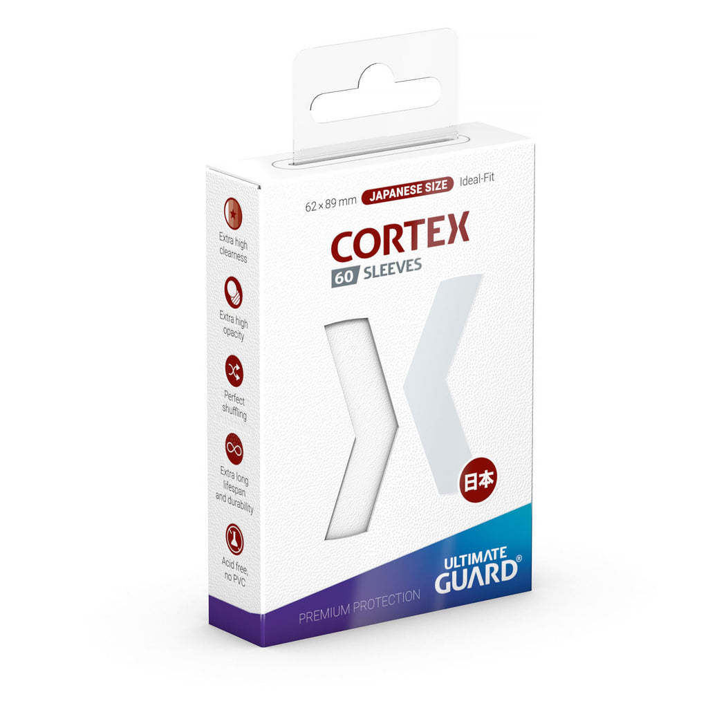 Produktbild Cortex Kartenhüllen weiß 60er Set Ultimate Guard für TCG japanische Größe