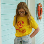 Produktbild Stranger Things - Surfer Boy Pizza T-Shirt gelb