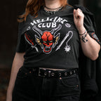 Produktbild Stranger Things - Hellfire Club T-Shirt grau