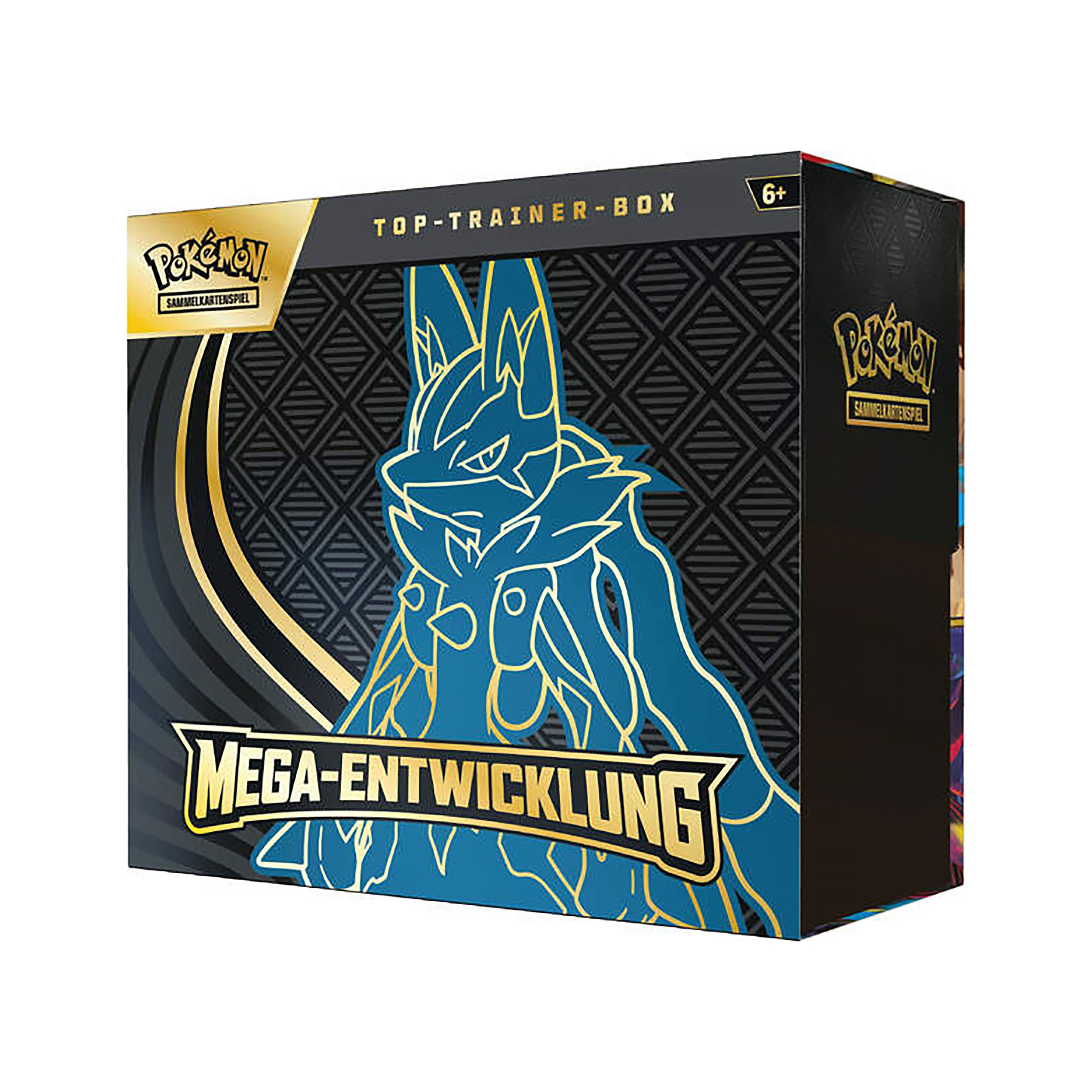 Produktbild Pokemon - Lucario Mega-Entwicklung ME01 Top-Trainer-Box