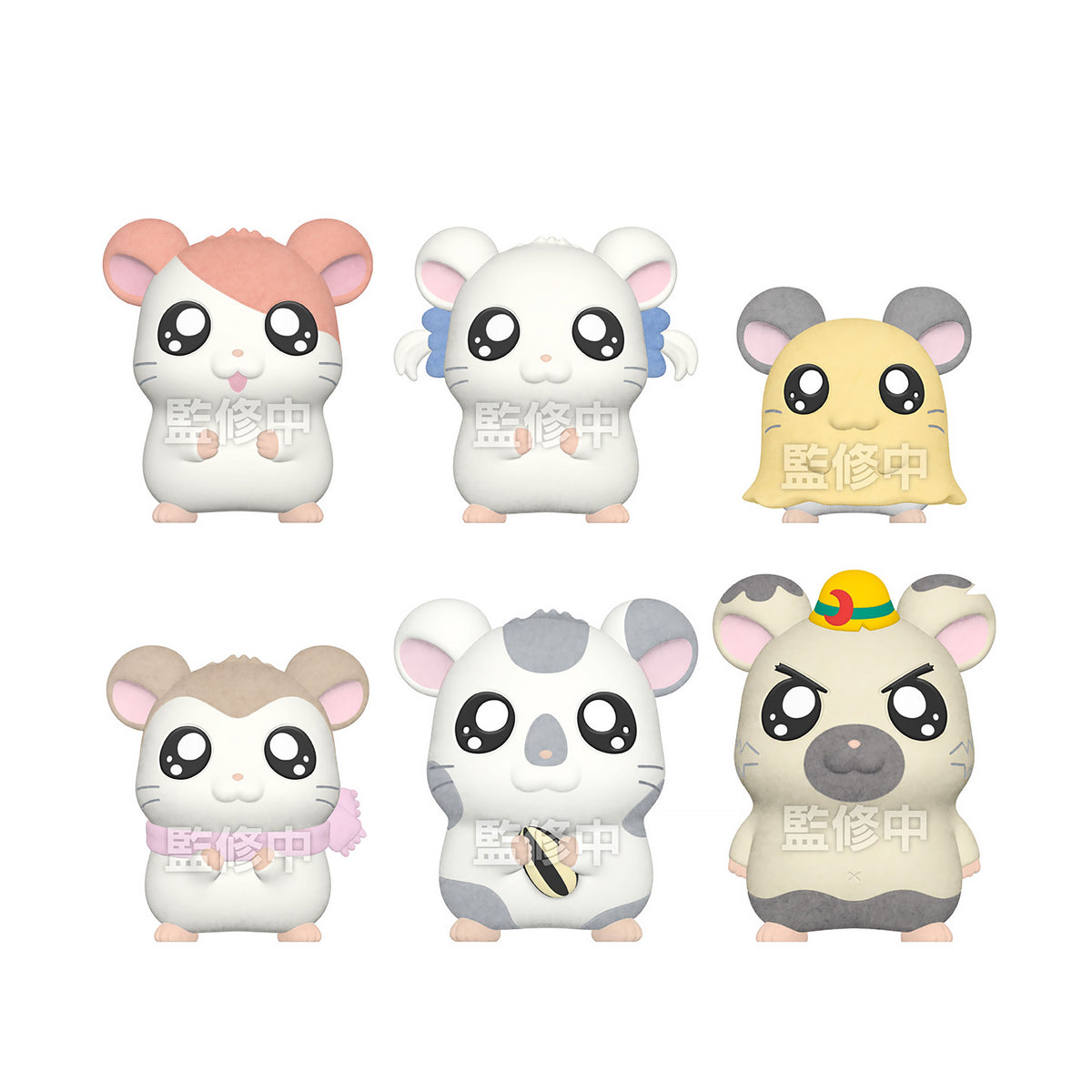 Produktbild Hamtaro - Flocked Doll Mystery Figur 8er Display