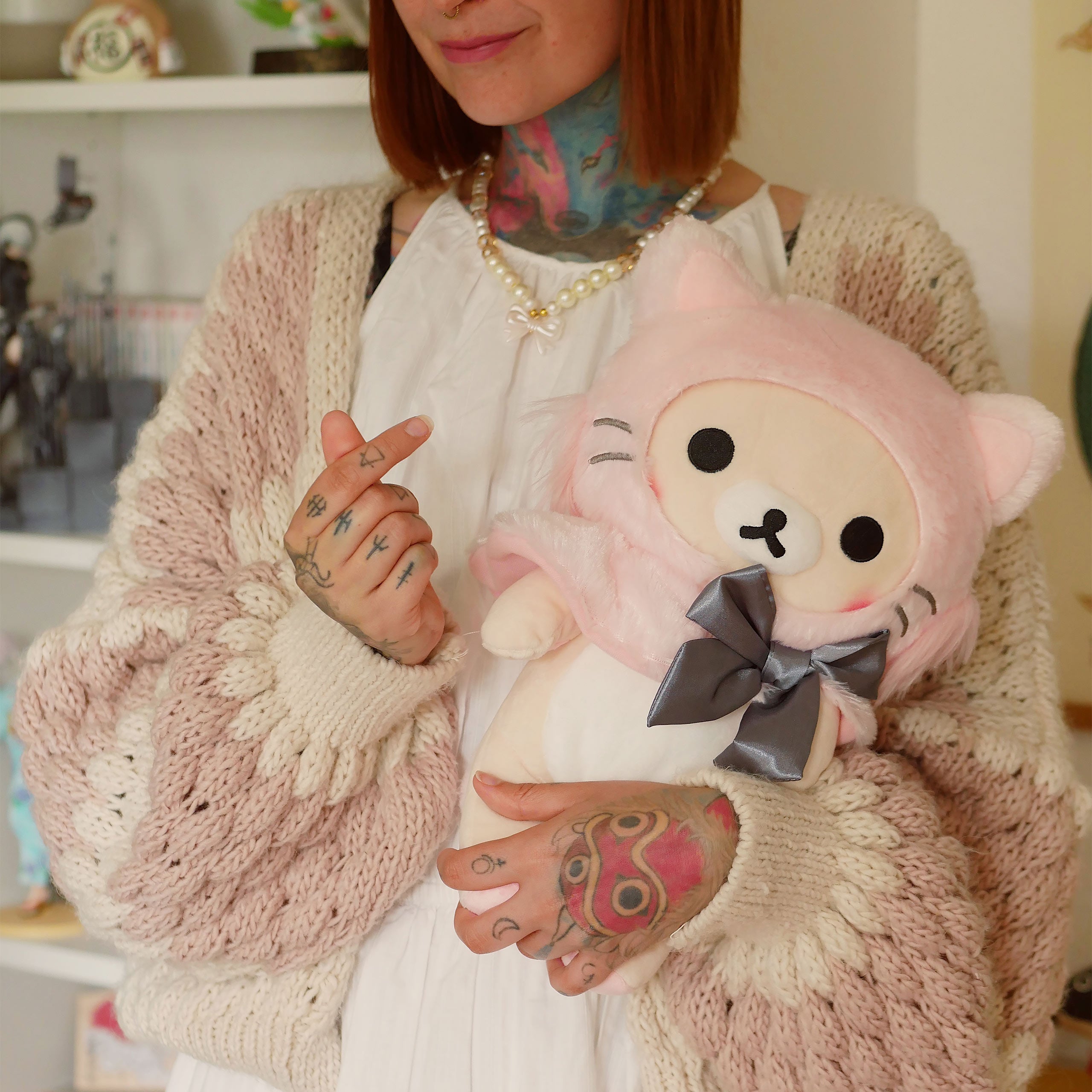 Produktbild Rilakkuma - Korilakkuma Pink Cat Plüschfigur