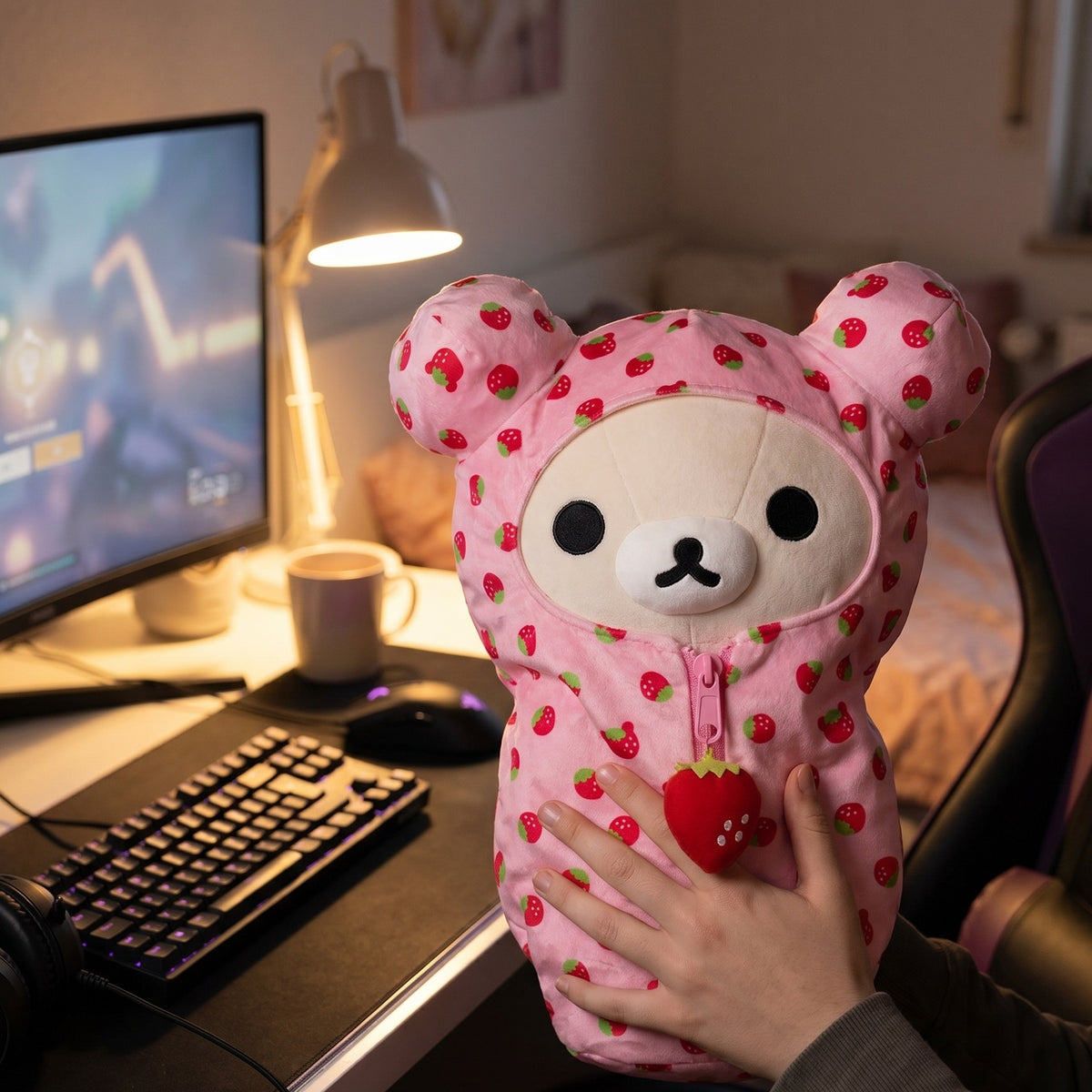 Produktbild Rilakkuma - Korilakkuma Sleeping Plüschfigur