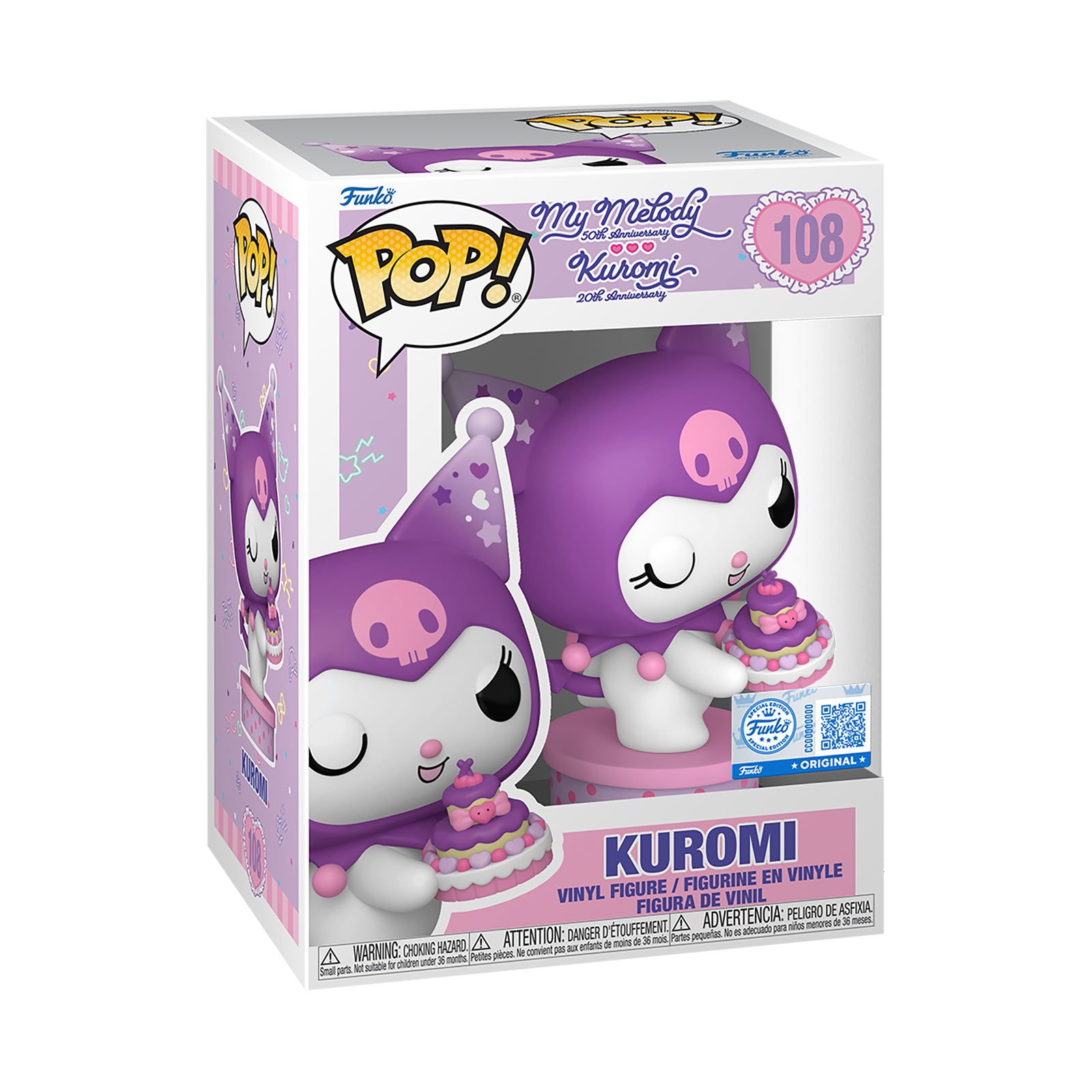 Produktbild Hello Kitty and Friends - Kuromi mit Kuchen Funko Pop Figur