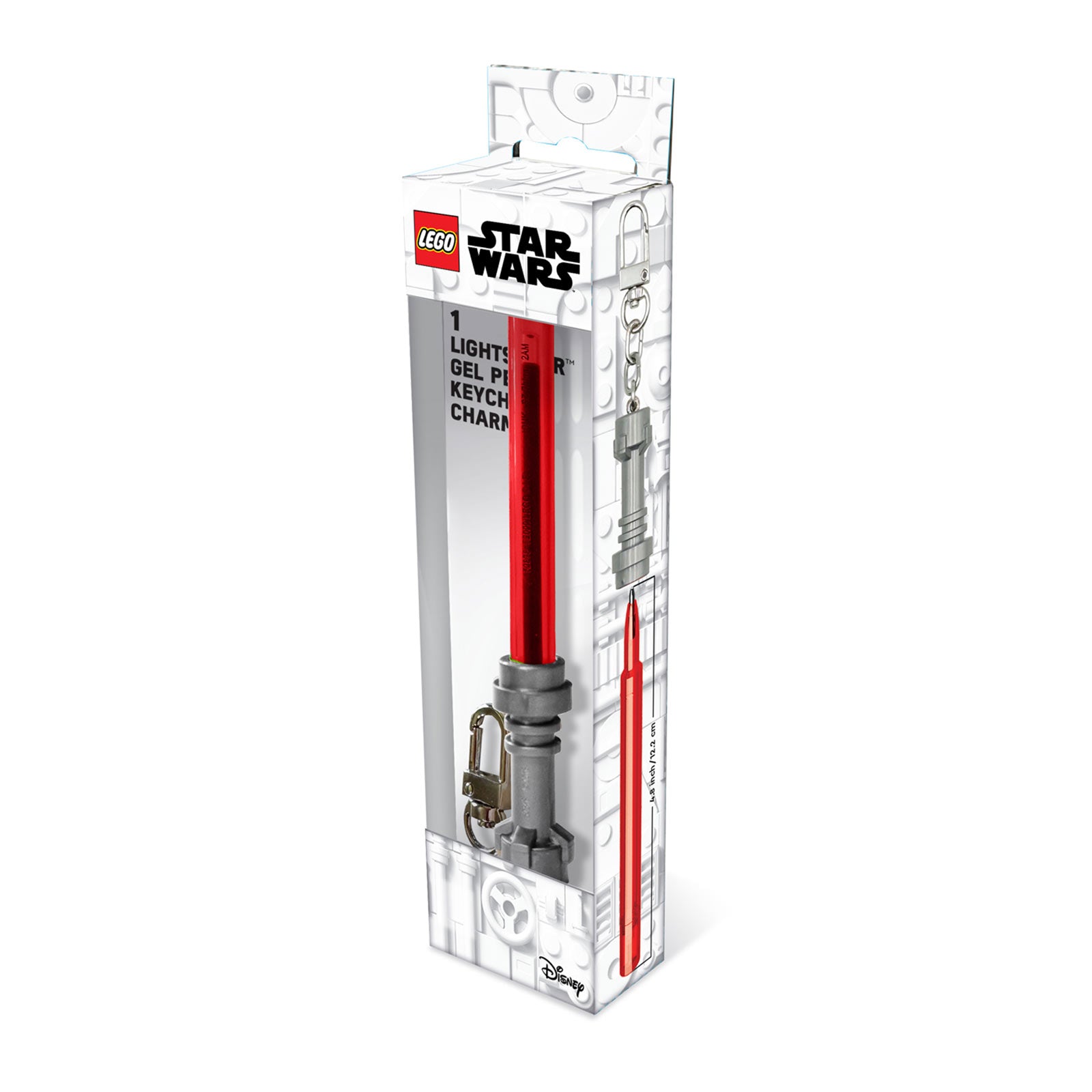Produktbild Star Wars - LEGO Lichtschwert Gelstift mit Karabiner rot