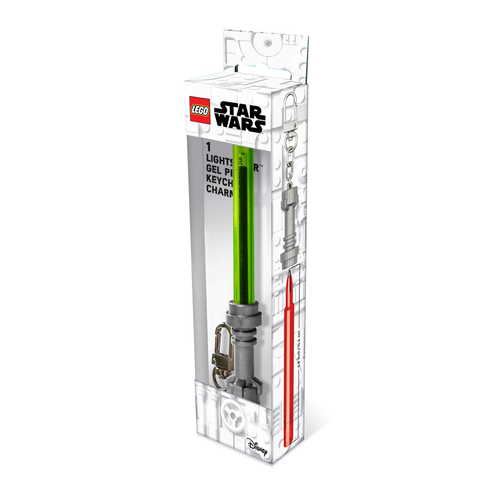 Produktbild Star Wars - LEGO Lichtschwert Gelstift mit Karabiner grün