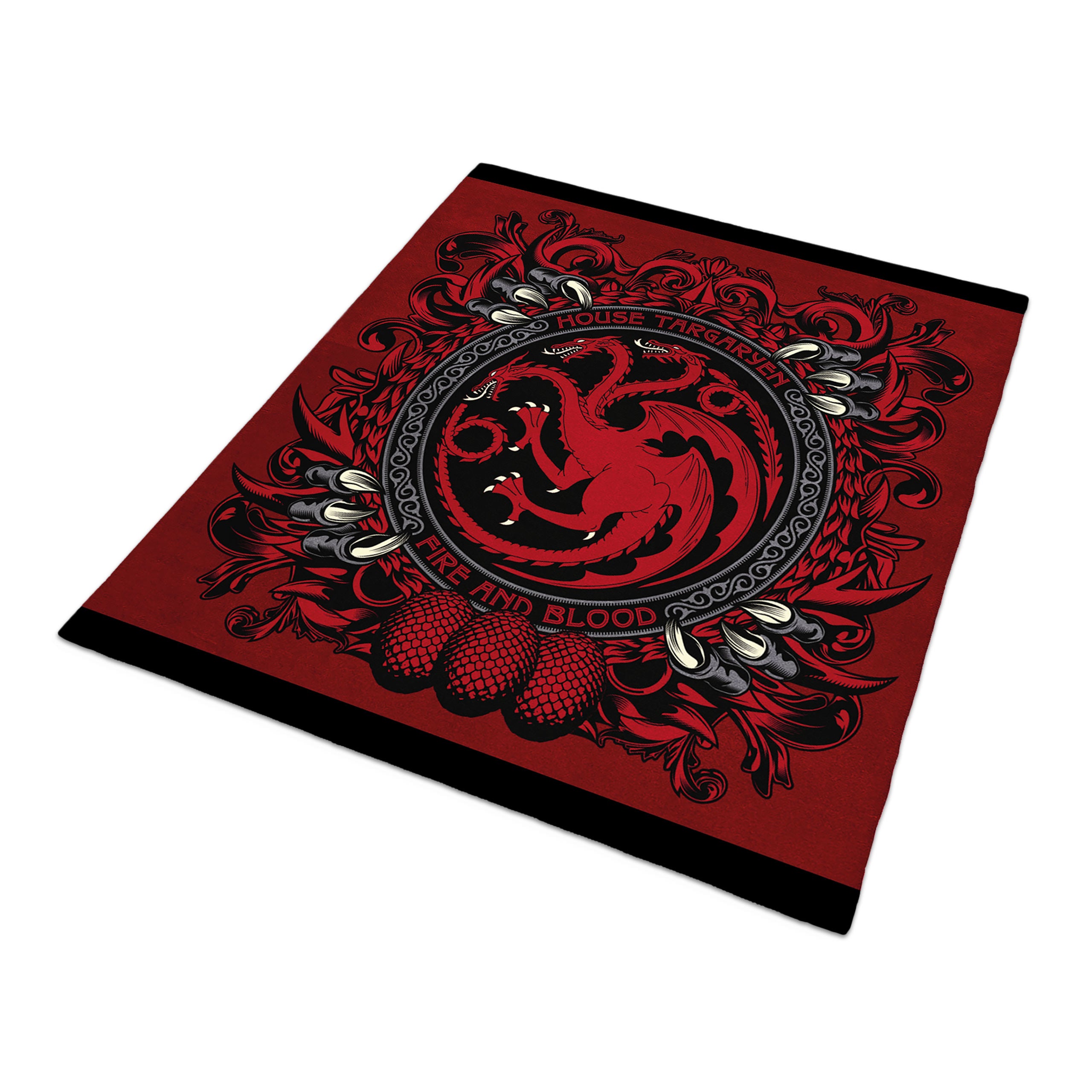 Produktbild Targaryen Wappen Flauschdecke - Game of Thrones