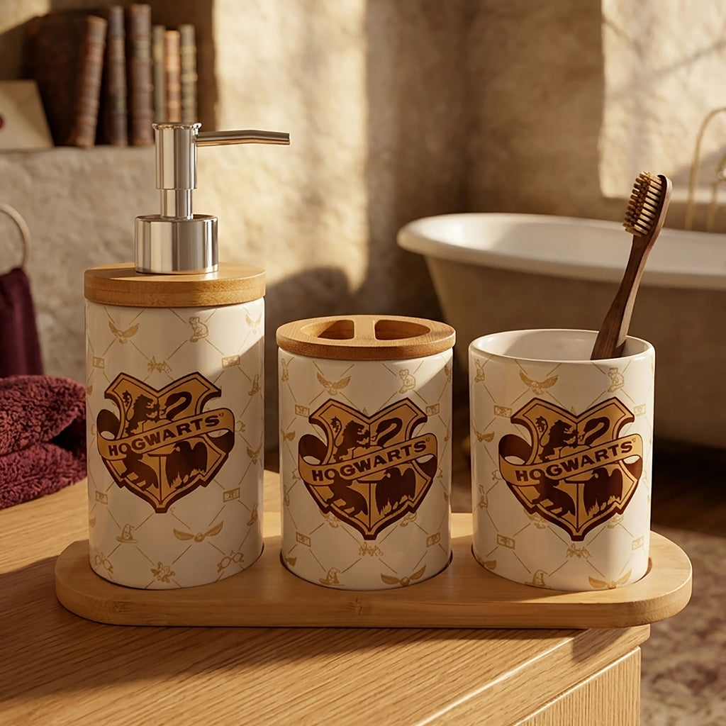 Produktbild Harry Potter - Hogwarts Wappen Badset 3-teilig