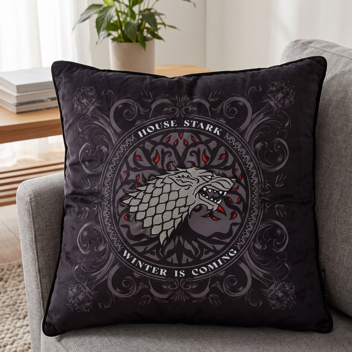 Produktbild Game of Thrones - House Stark Kissen deluxe