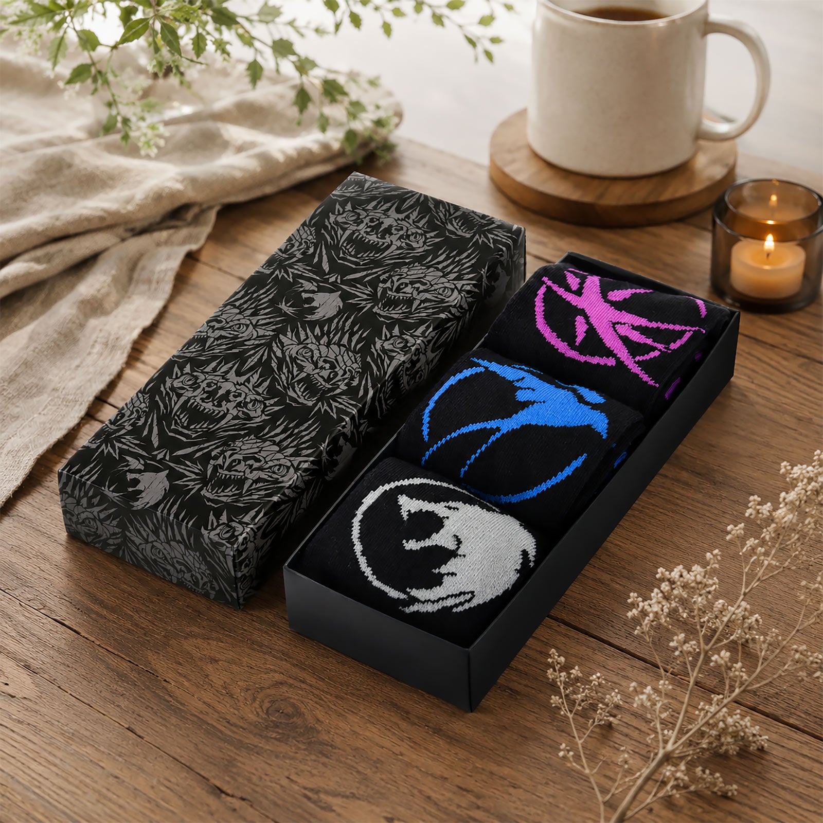 Produktbild The Witcher - Symbols Socken 3er Set in Geschenkbox