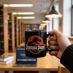Produktbild Jurassic Park - Logo Tasse schwarz