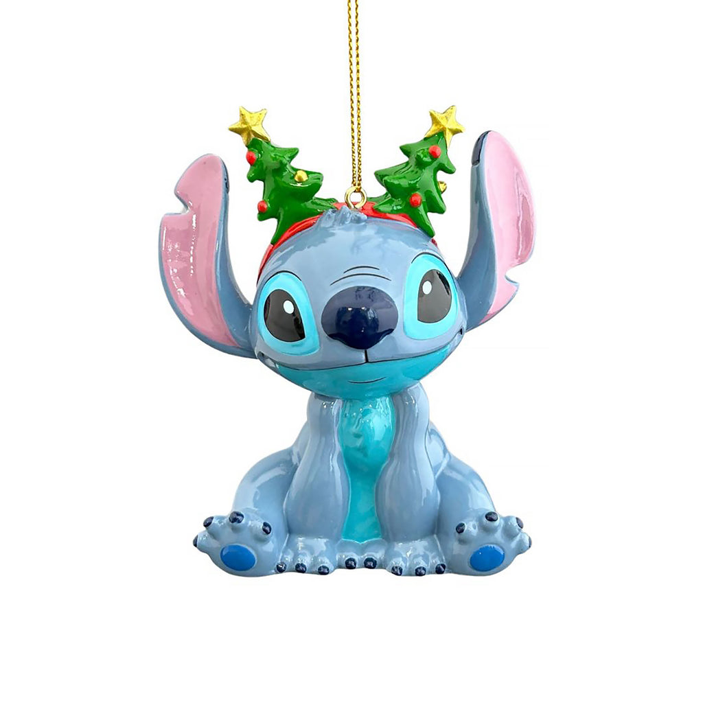 Produktbild Stitch mit Haarreifen Weihnachtsbaum-Schmuck - Lilo & Stitch
