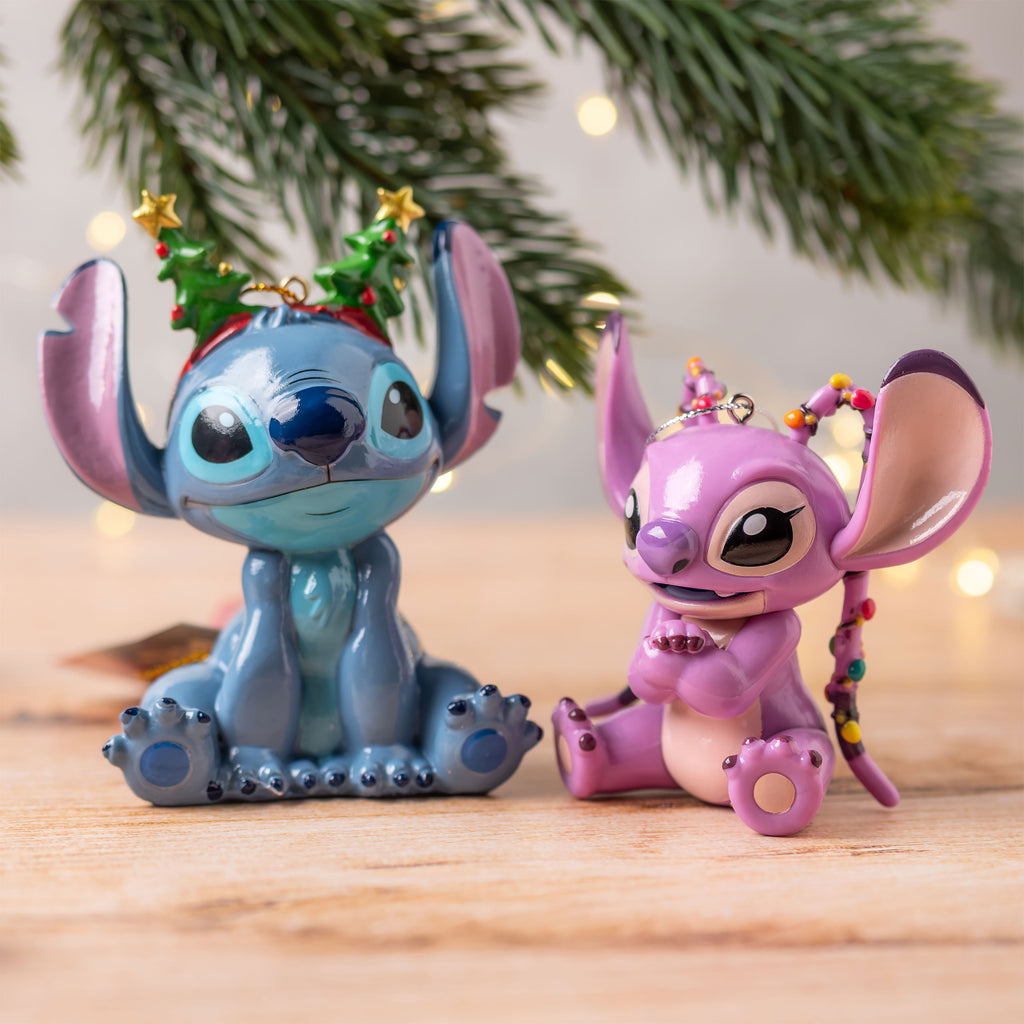 Produktbild Stitch mit Haarreifen Weihnachtsbaum-Schmuck - Lilo & Stitch