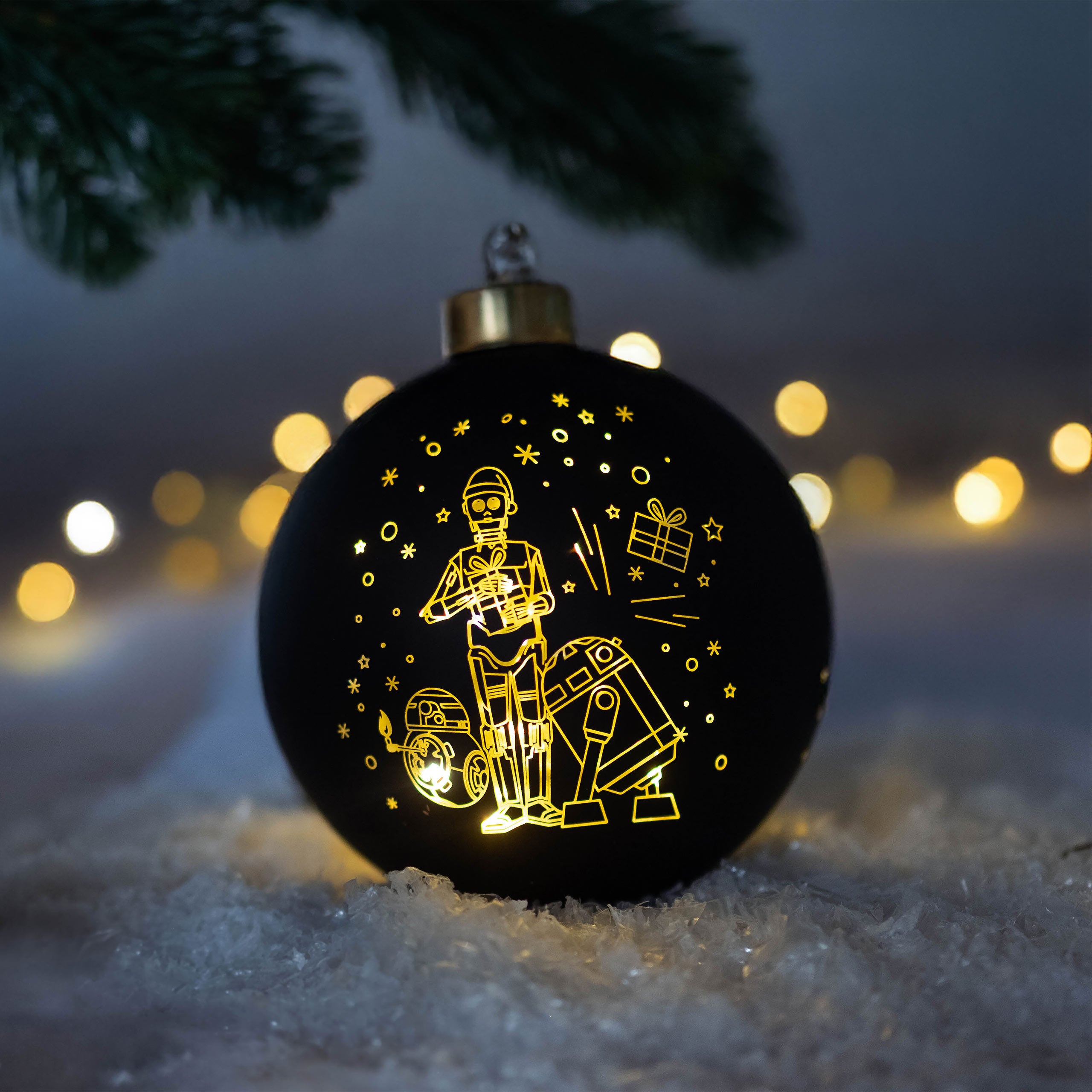 Produktbild Star Wars - Droiden Weihnachtsbaumkugel mit Licht