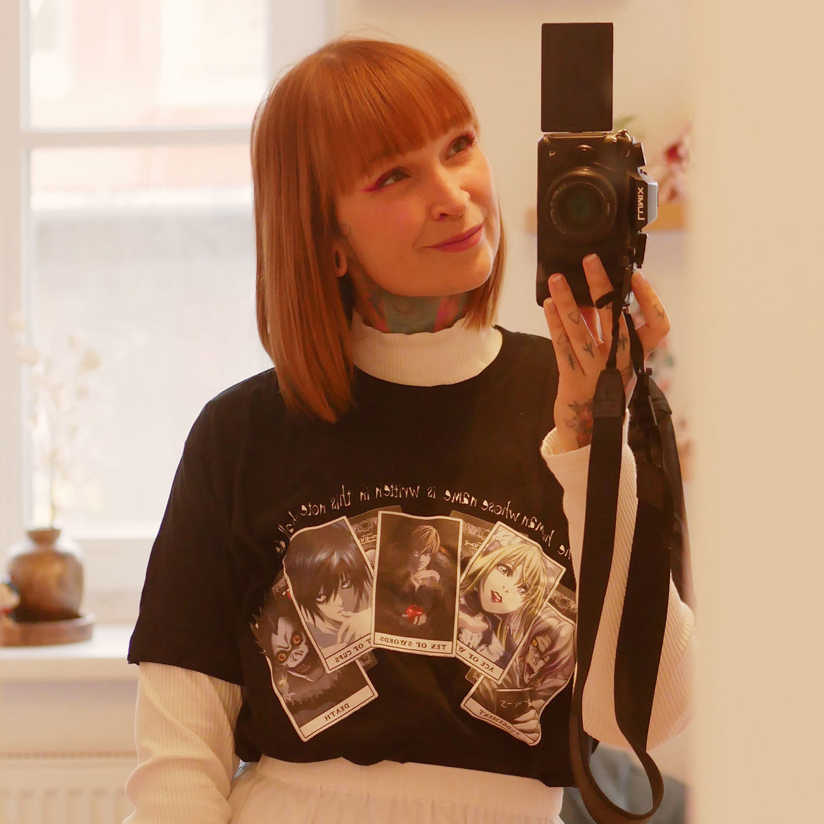 Produktbild Death Note - Playing Cards T-Shirt schwarz