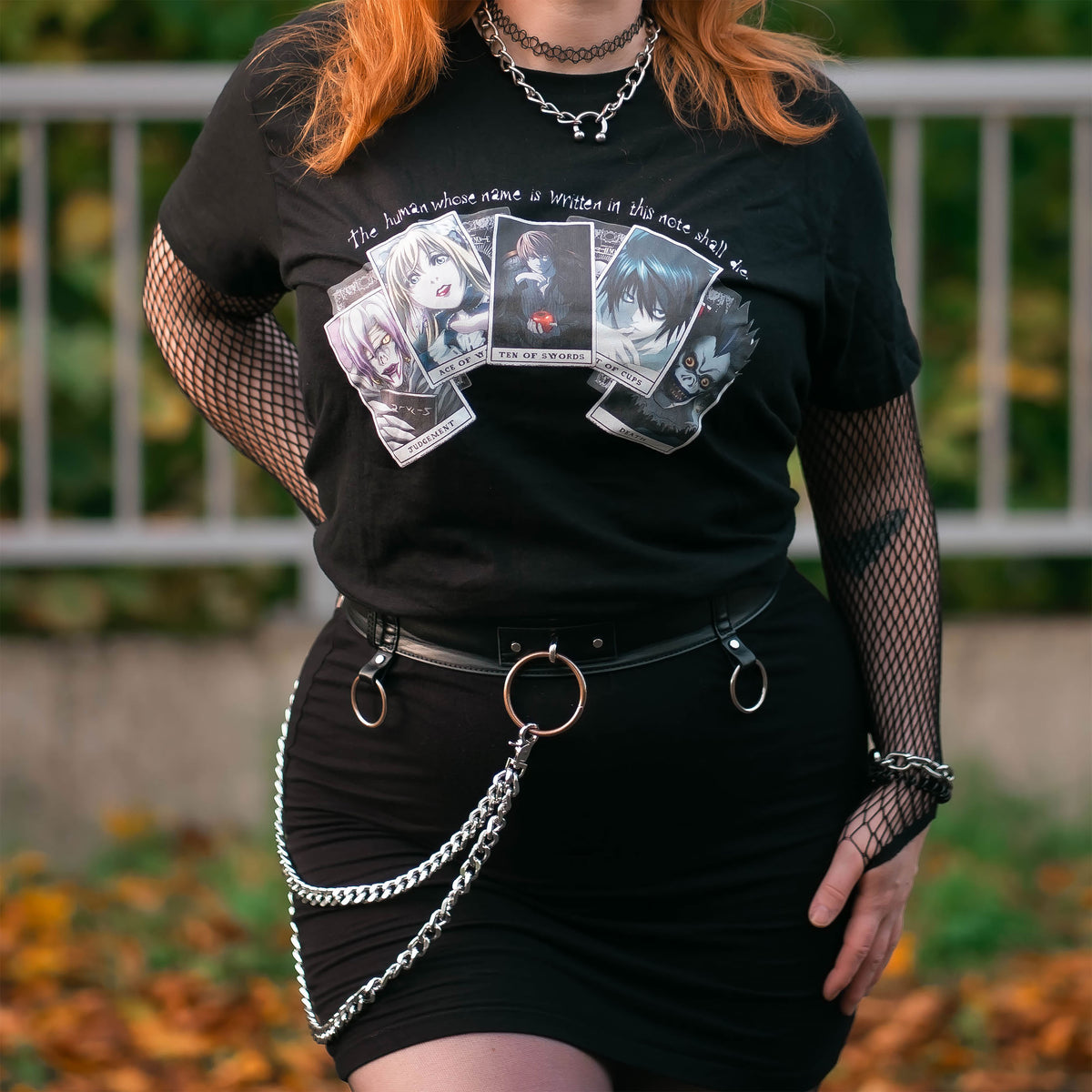 Produktbild Death Note - Playing Cards T-Shirt schwarz
