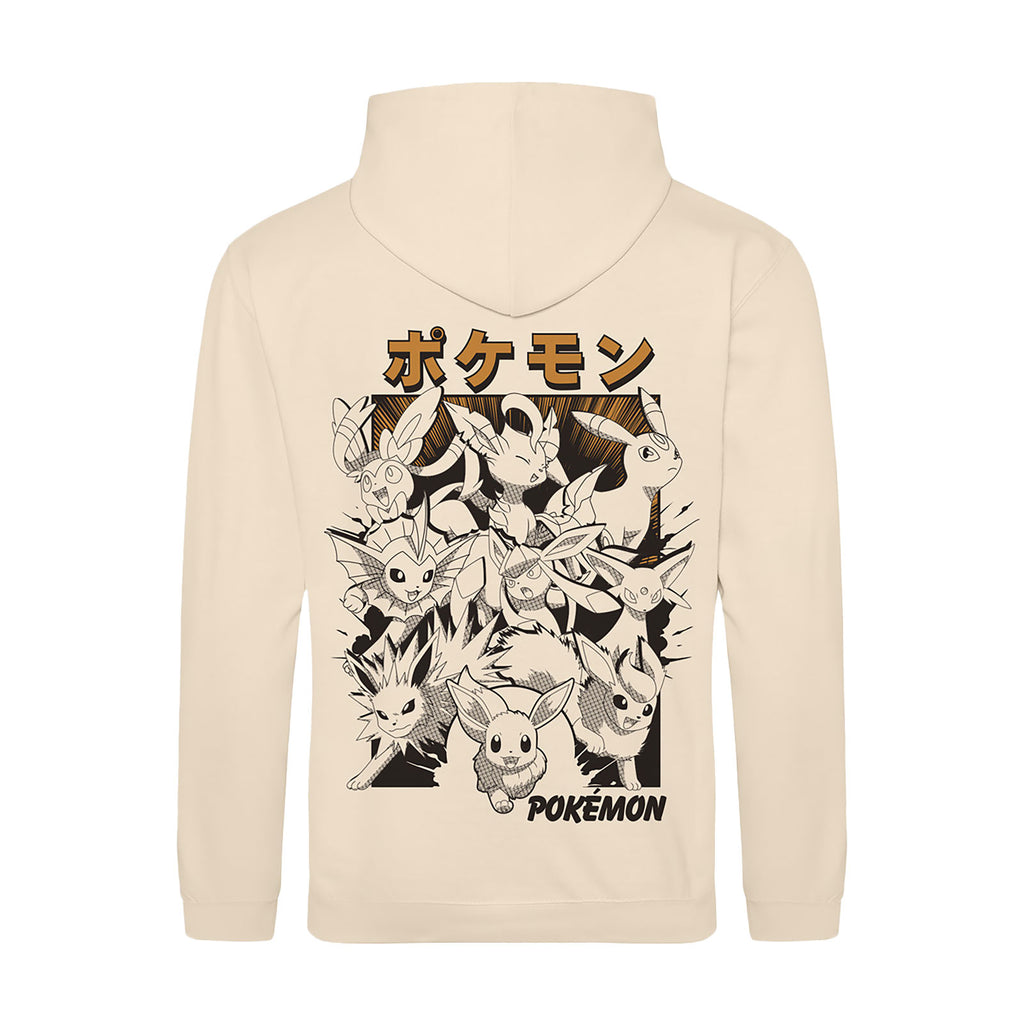 Produktbild Pokemon - Evoli Evolution Katakana Hoodie