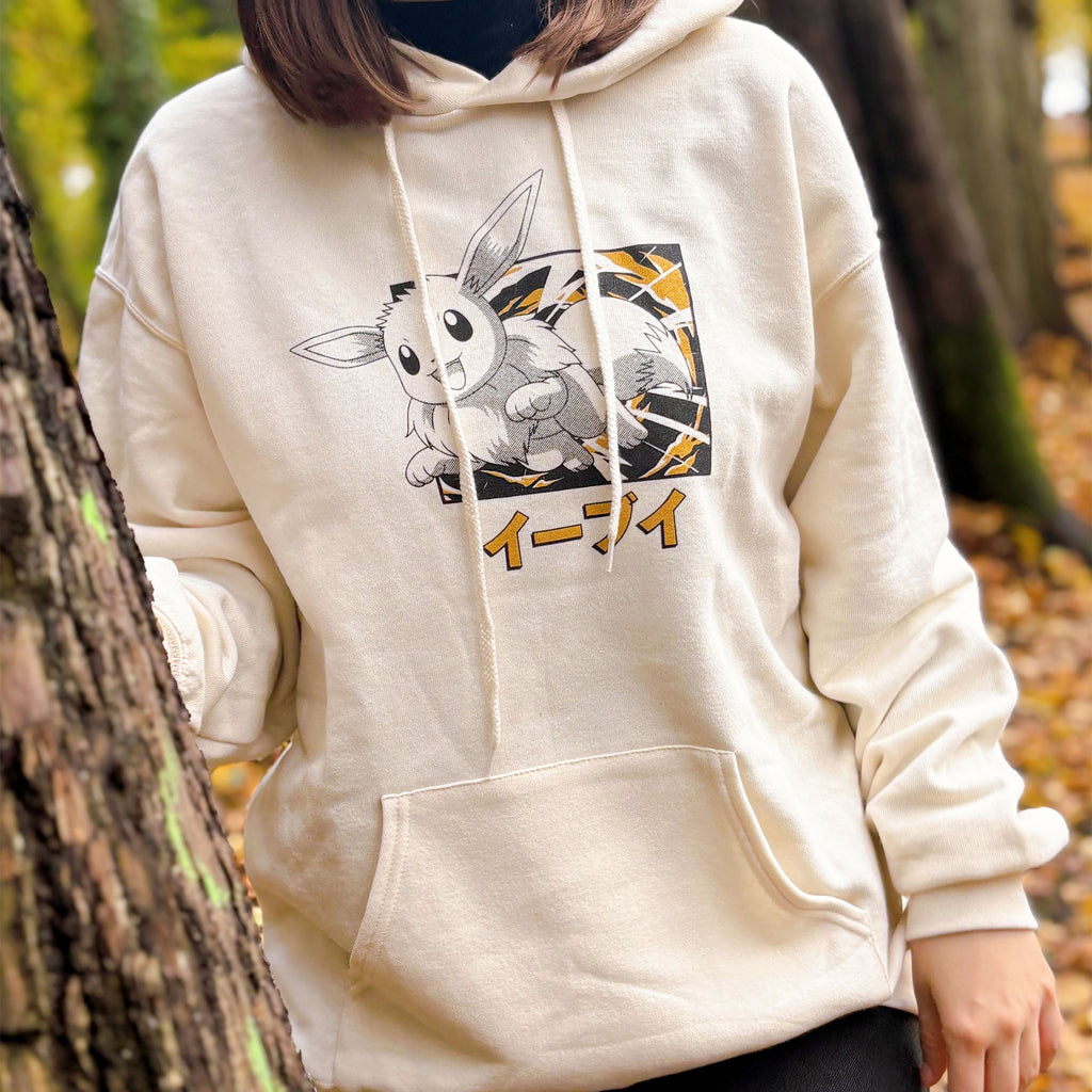 Produktbild Pokemon - Evoli Evolution Katakana Hoodie