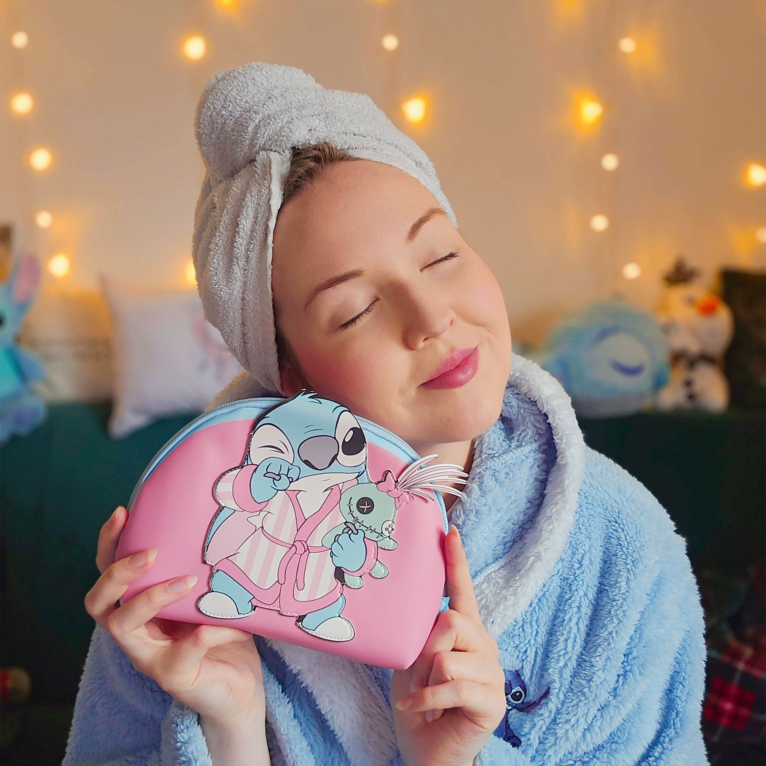 Produktbild Stitch mit Schrulle Kosmetiktasche - Lilo & Stitch