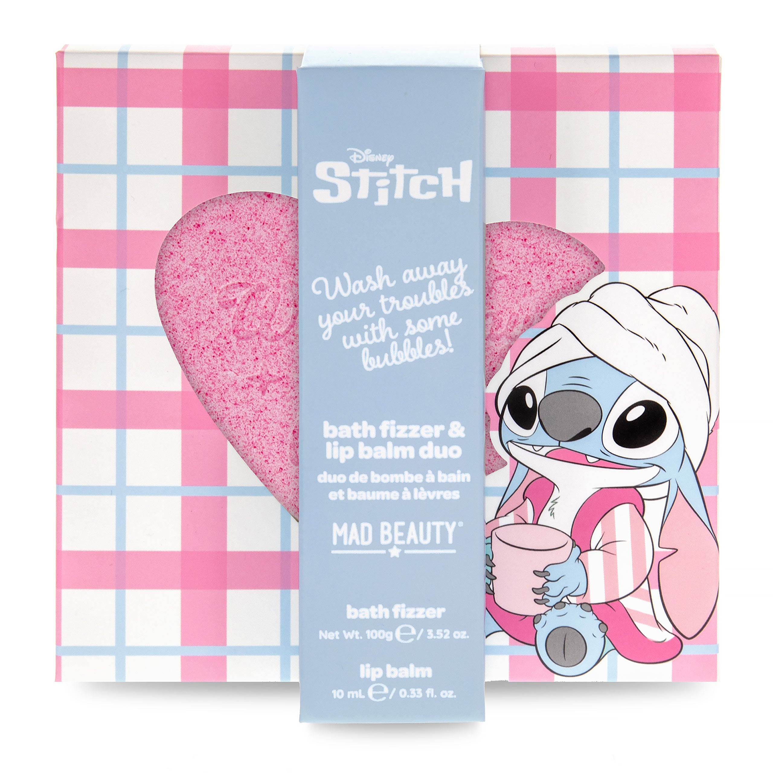 Produktbild Stitch Lippenbalsam und Badefizzer Kosmetikset - Lilo & Stitch