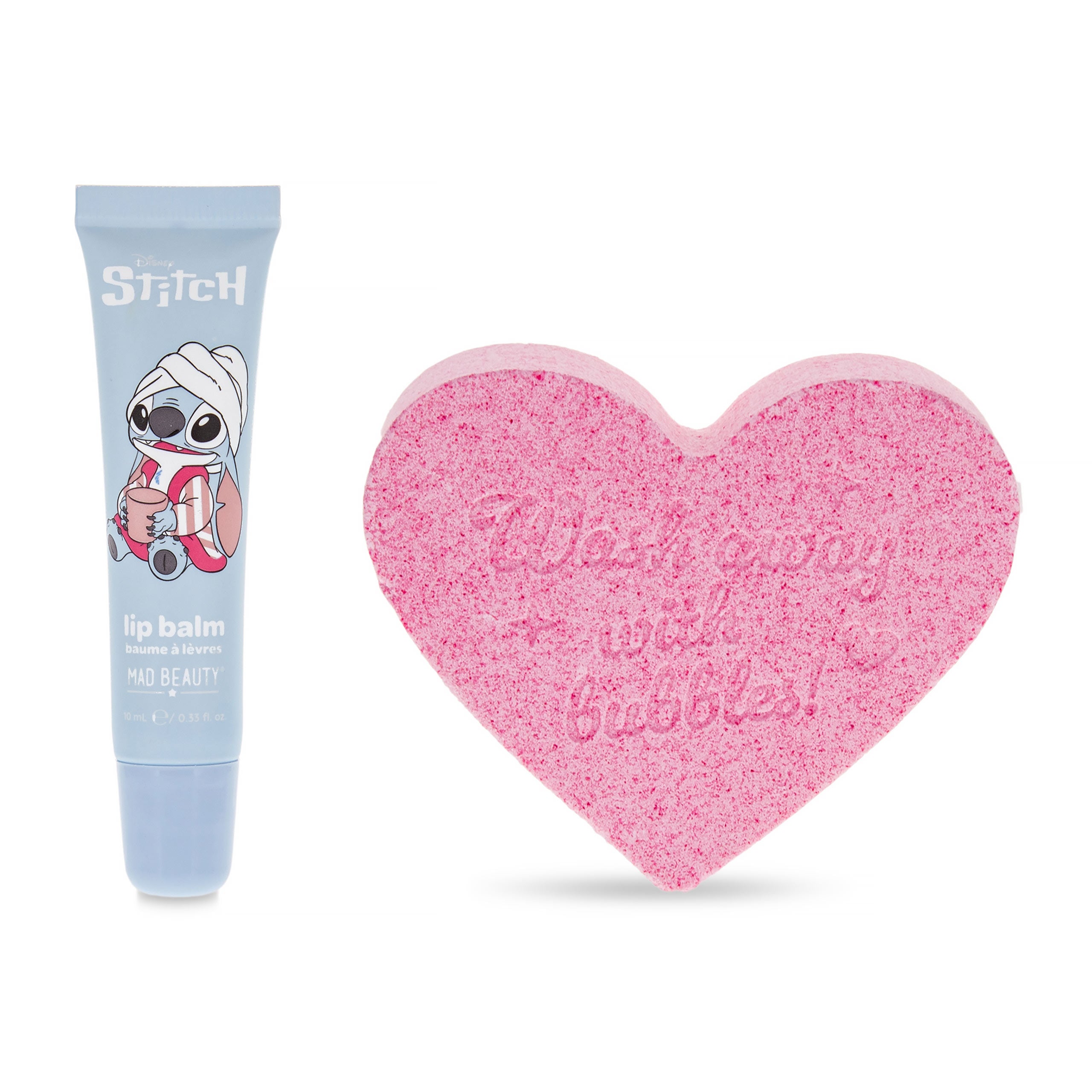 Produktbild Stitch Lippenbalsam und Badefizzer Kosmetikset - Lilo & Stitch