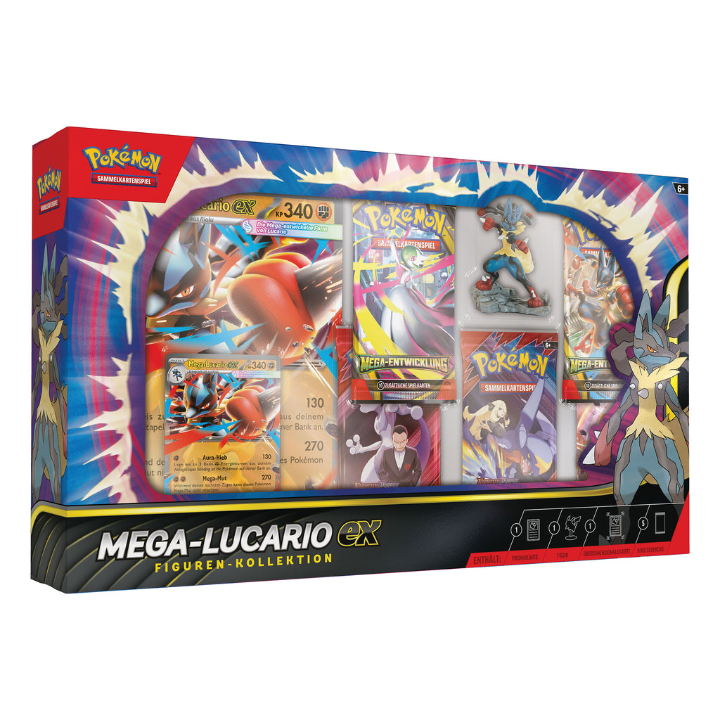 Produktbild Pokemon - Mega-Lucario-Ex Sammelkarten Premium Figuren Kollektion