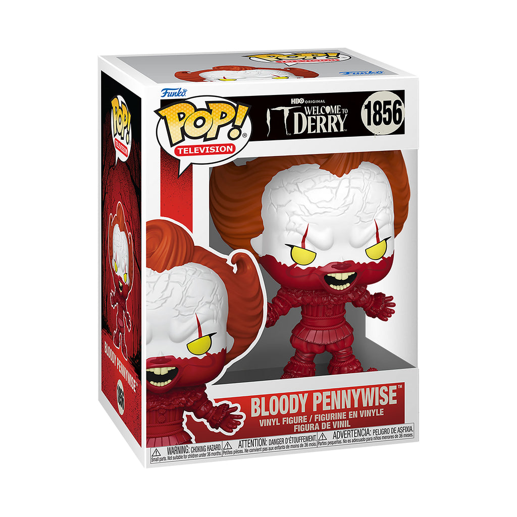 Produktbild Stephen Kings ES: Willkommen in Derry - Bloody Pennywise Funko Pop Figur