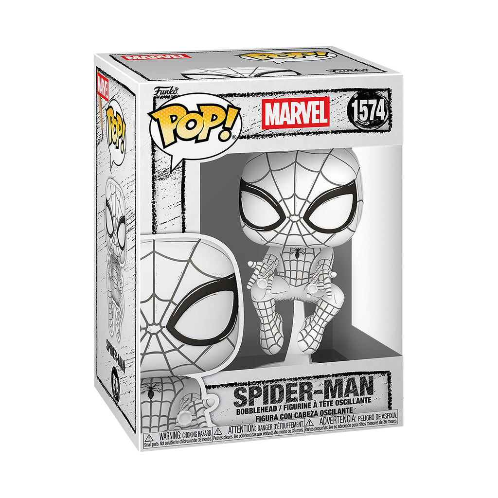 Produktbild Spider-Man - Sketched Funko Pop Figur
